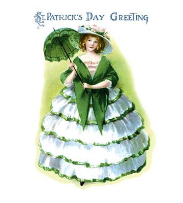 Salutation de la saint-patrick, reproduction d’art