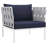 Modway Harmony 5 Piece Outdoor Patio Aluminum Sectional Sofa Set-1145804373
