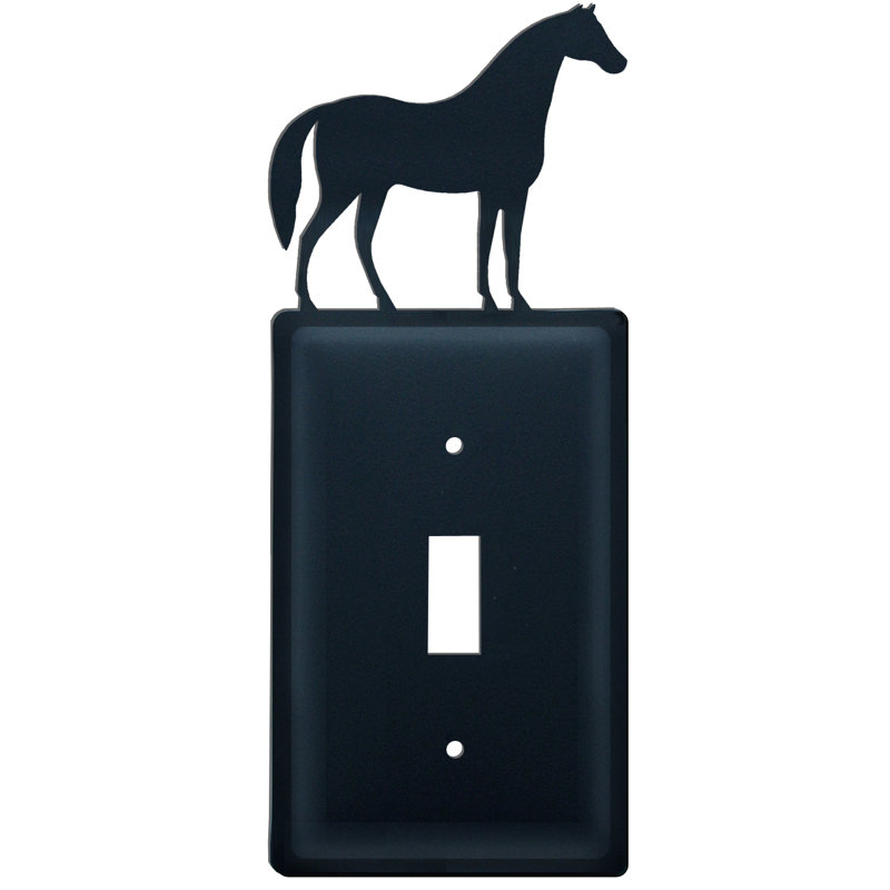 Horse 1-Gang Toggle Light Switch Wall Plate