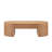 51.18'' Oval Wood Coffee Table With Drawer-459285557