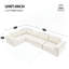 Canapé modulaire avec tissu d'ameublement Boneless-1034249264