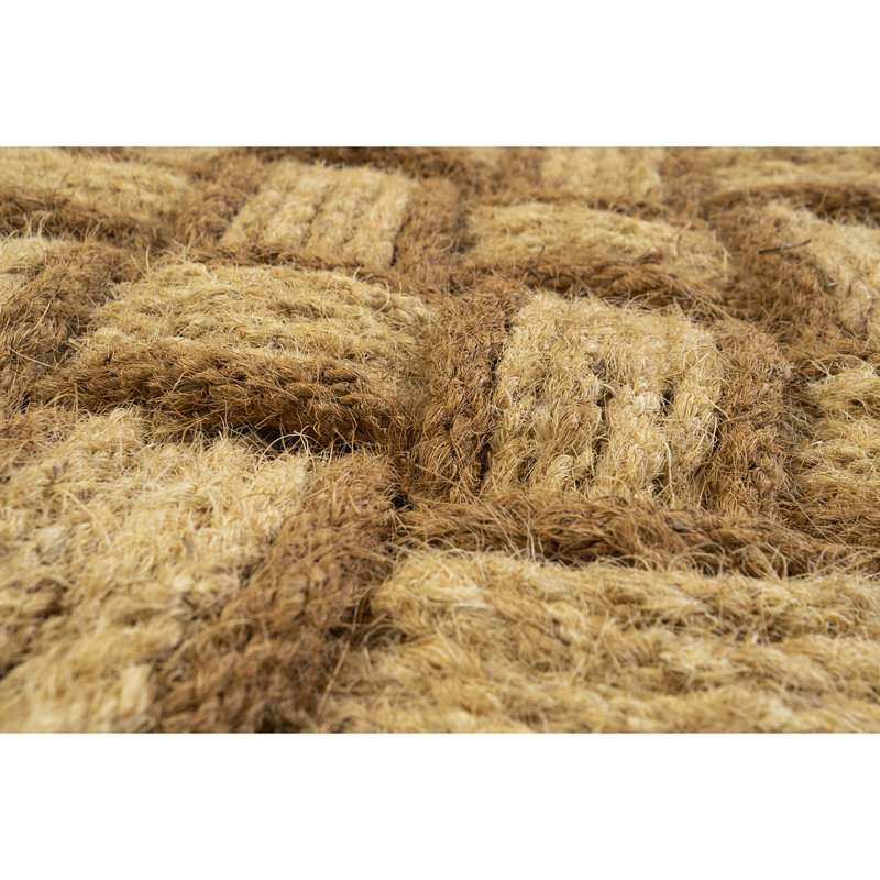 Paillasson tissé à la main - tressé, L 18 po x L 30 po