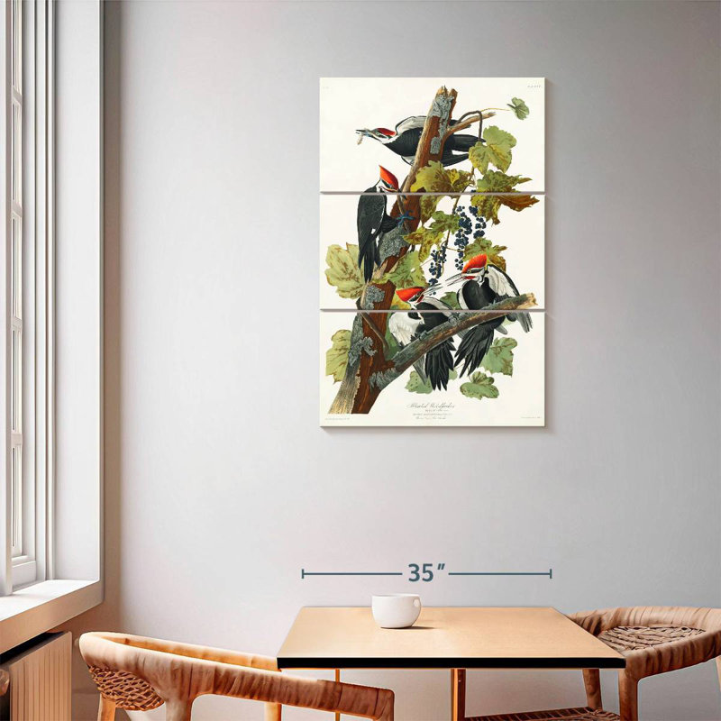 Brampt Pileated Woodpecker, 57" H x 36" W