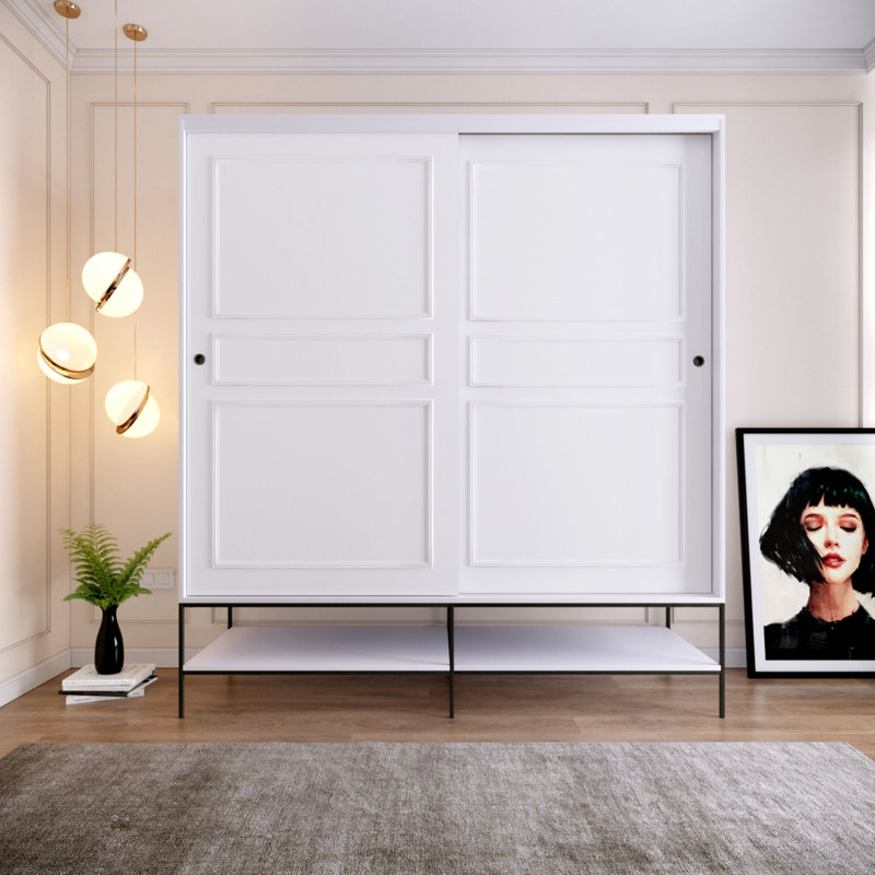 Armoire Aglaia, H 78,74 po x l 74,8 po x P 22,44 po