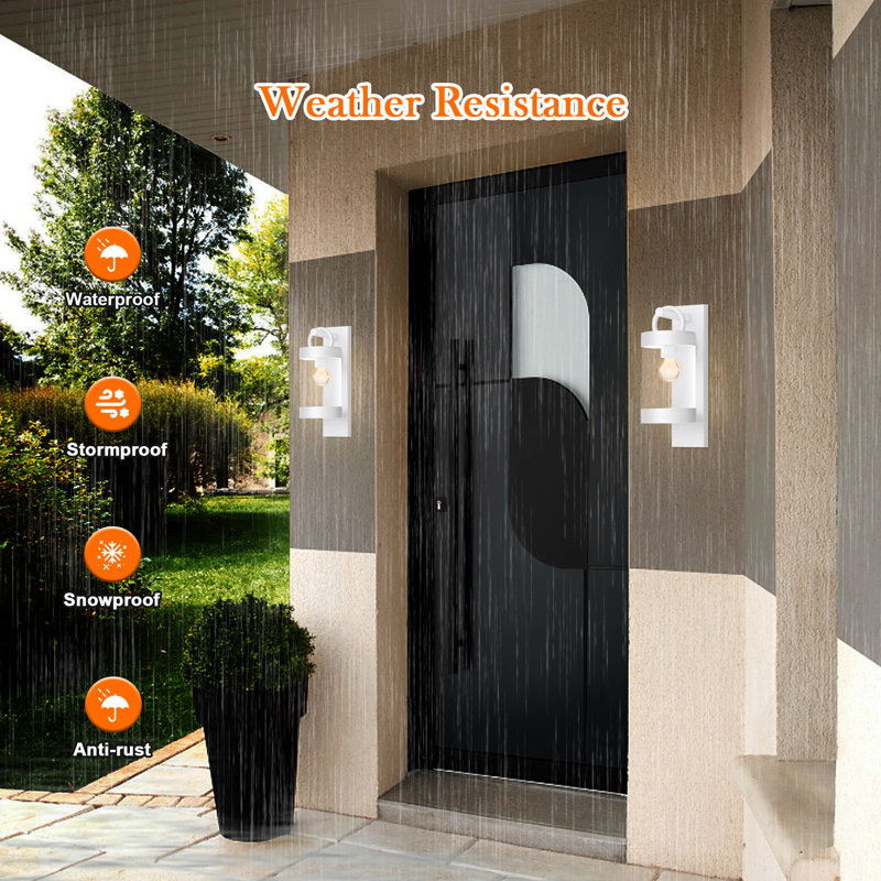 Applique murale en aluminium Magliana, Blanc