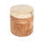Round Acacia Wood Container with Marble Lid