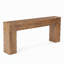 Console en bois massif 78,7 po - Style campagnard rustique