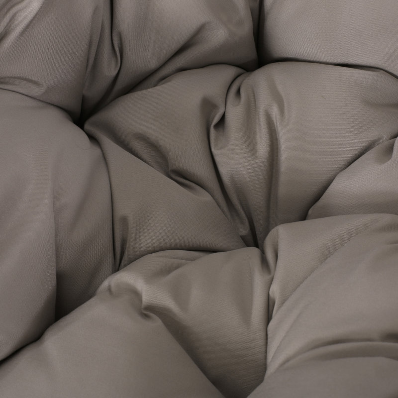 Balancelle Dallas, Cadre gris / coussin gris