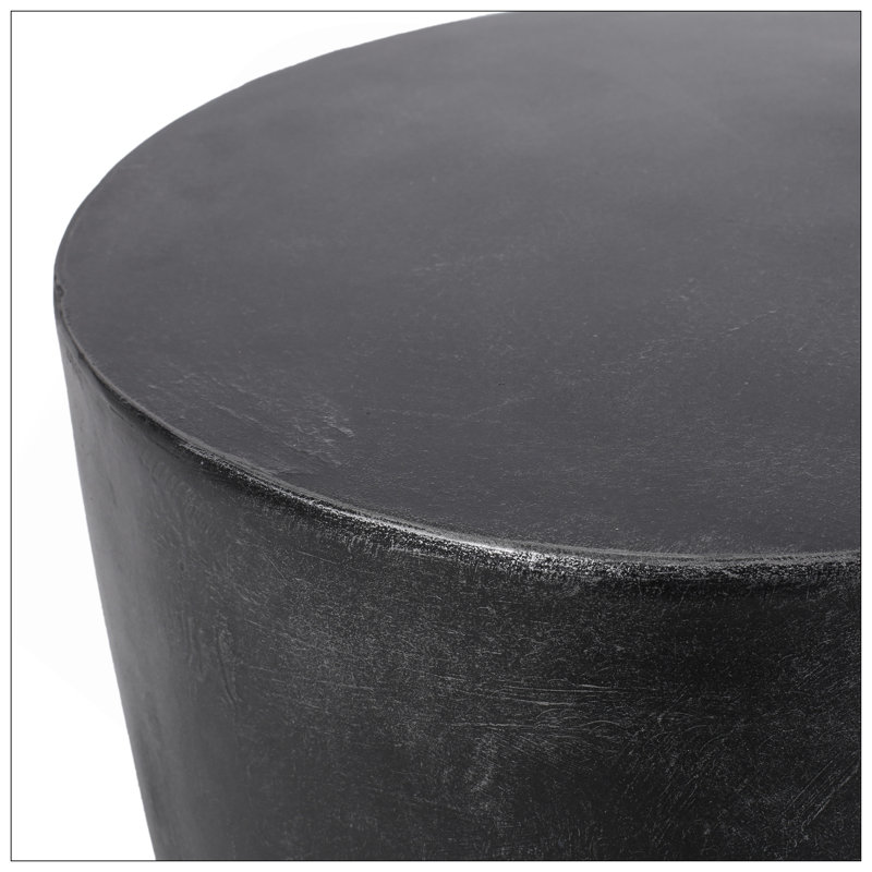 Table d'appoint d'extérieur en béton léger