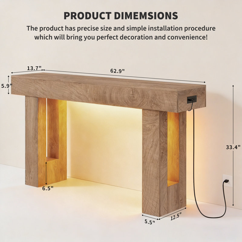 159.8cm Console Table