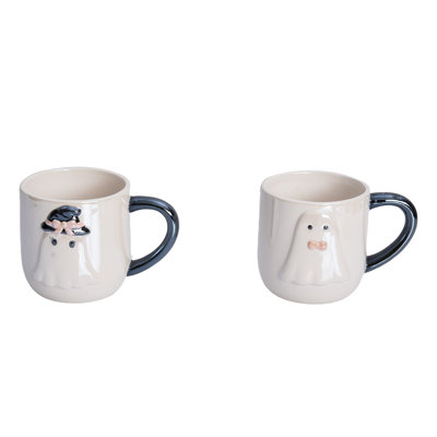 Ensemble de 2 tasses Dolomite Pearlized Bow Ghost