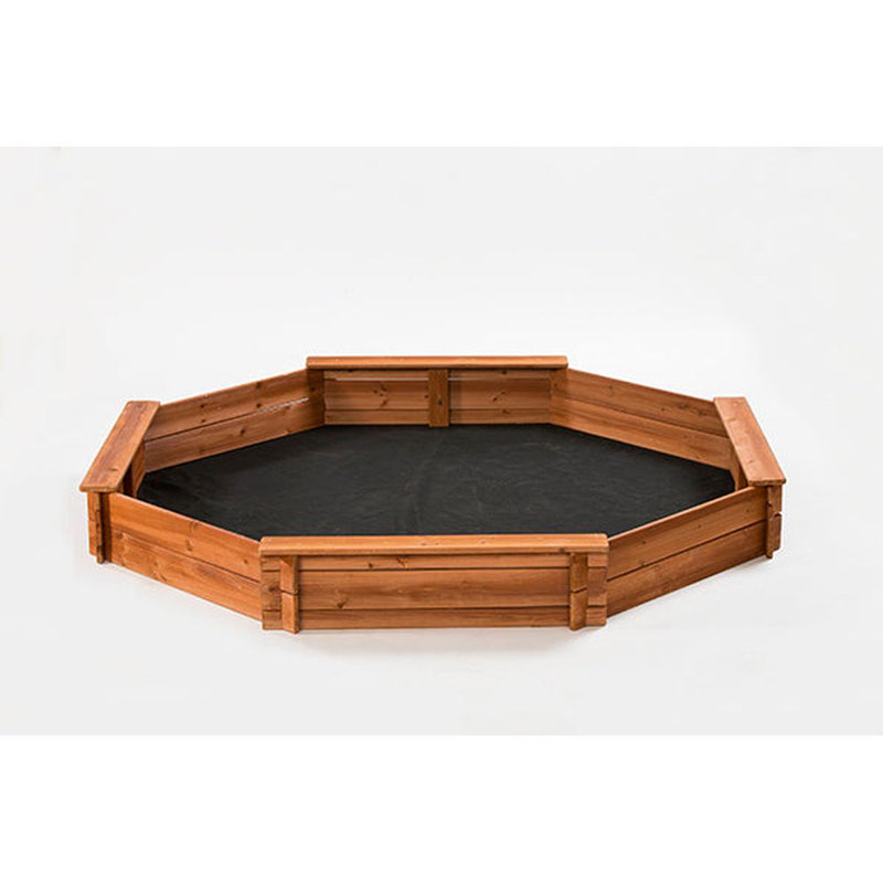 Creative Cedar 18'' x 9'' Octagon Sandbox