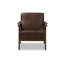 Faux Leather Accent Chair