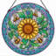 Panneau de vitrail Sunflower Bee-1879246370