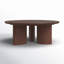 Barnard Round Wood Coffee Table-778362342