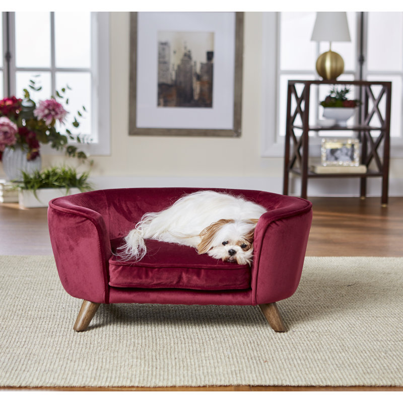 Polyester Pet Bed, Wine