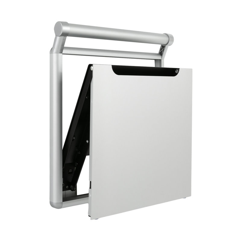Tabouret de salle de bain pliable mural argenté avec charge de 330 lb pour tabouret de vestiaire de salle de bain 