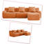 Canapé modulaire rembourré 3 places avec repose-pieds-1327558403-1327558414