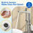 Waterfall Freestanding Bathtub Faucet Set Single Handle Floor Mount Tub Filler With Hand Free Standing Tub Faucet-125712358