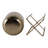 Metal Iron Planter Set With Textured Hammered Design And Modern Geometric Stands, Decorative Accent For Indoor Or Outdoor Display, Set Of 3-1083056145