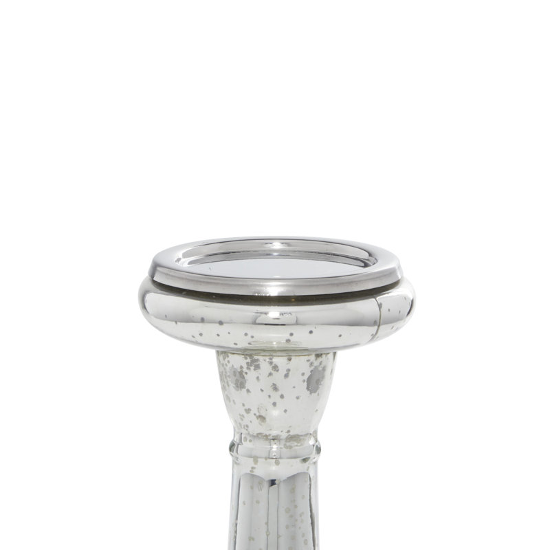 Ensemble de chandelles de table en verre 3 pièces Sadirah