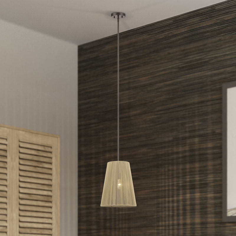 Luminaire suspendu en bronze 1 lumière Aurea