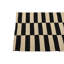 Tapis noir et blanc 3x4 Pinkerton