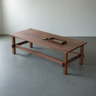 Simple modern rectangular coffee table