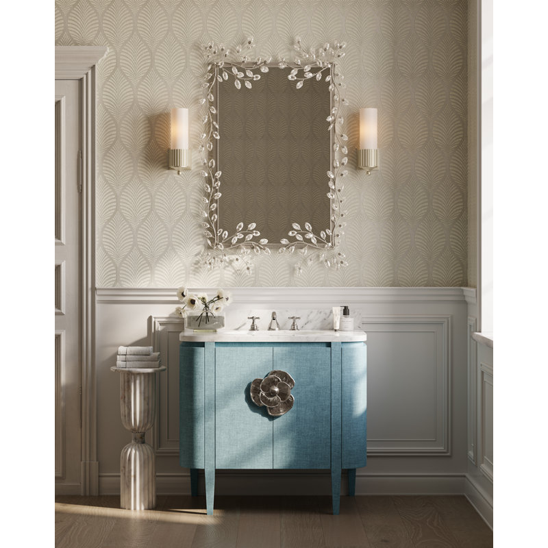 Briallen 36" Vanity with Oval Undermount Sink, Blue
