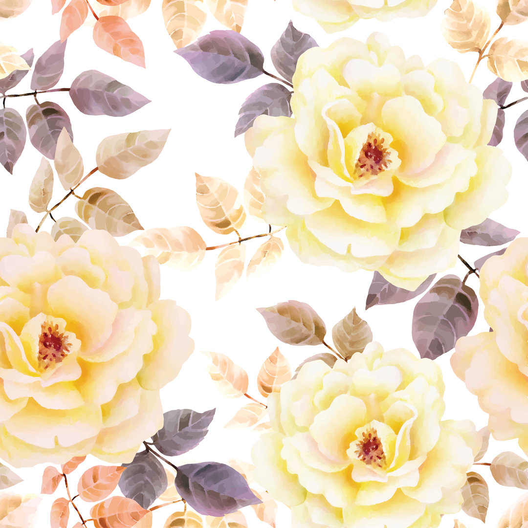 Godsey Peel & Stick Floral Roll Red Barrel Studio®