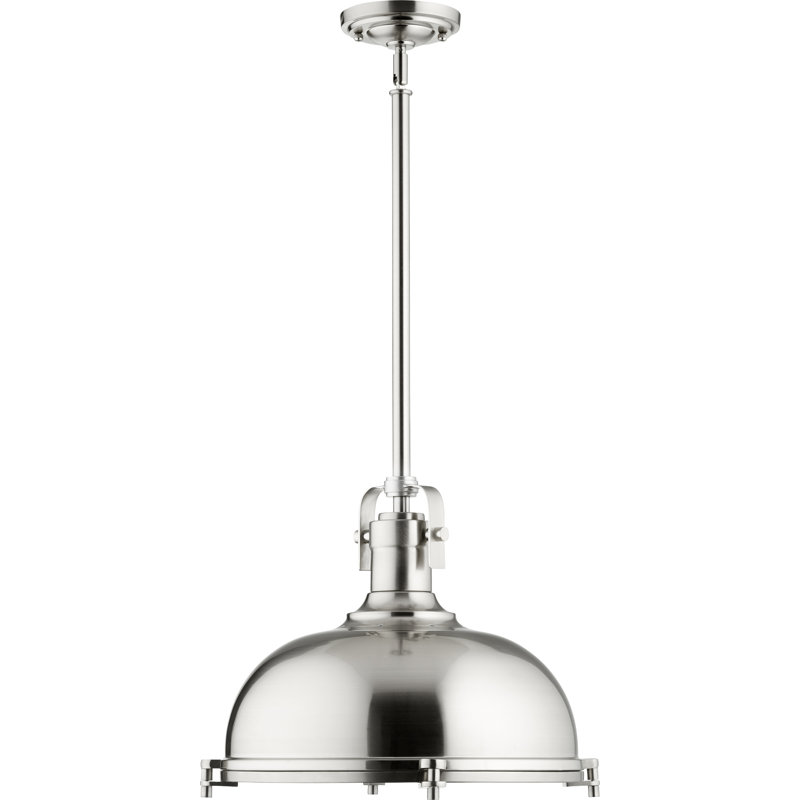 Liverman 1 - Light Single Pendant, Satin Nickel