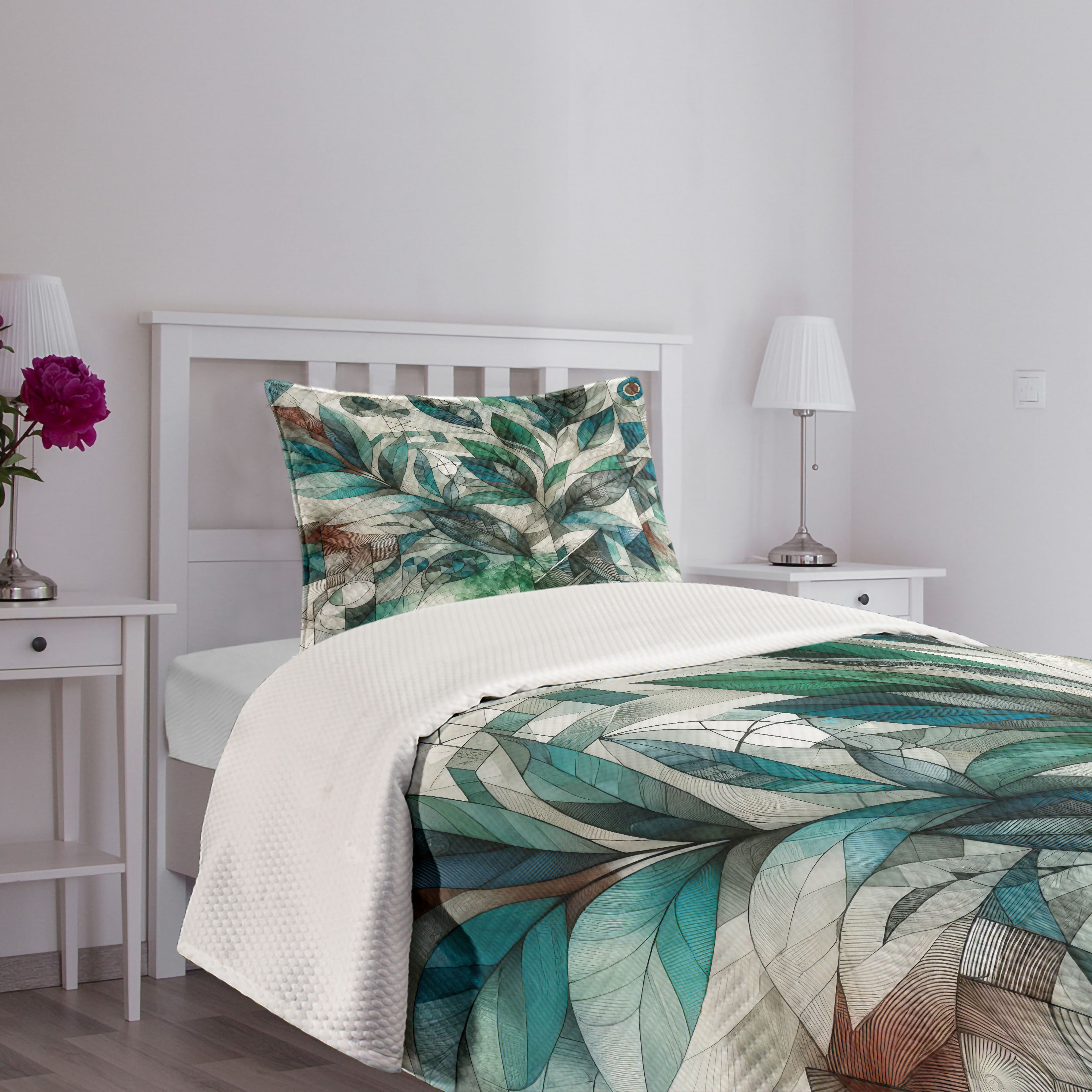 Ambesonne Music Knitted Quilt Pillowcover, Headphones Illustrati 並行輸入品 Ambesonne Music Knitted Quilt Pillowcover, Headphones Illustrati