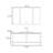 Modern light luxury cream style bathroom cabinet