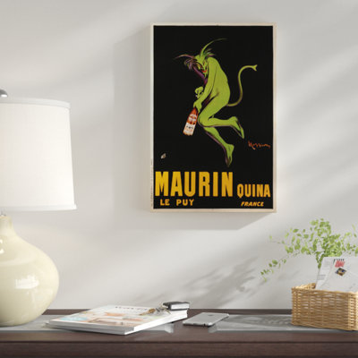 «Maurin Quina Publicité, c.1922» par Leonetto Cappiello, reproduction sur toile tendue sur toile