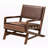Marsida Faux Leather Accent Chair