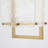 Brass Water Ripple Acrylic Pendant Light for Kitchen Island 1-Light Acrylic Pendant Light Fixture-613119398-627230280