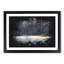 Eibsee Lake In Germany Paint Splash - Framed Print-56915635-56915633
