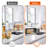 With lid,wheels and foldable stackable storage box, multifunctional storage box with door-399967558-399967556
