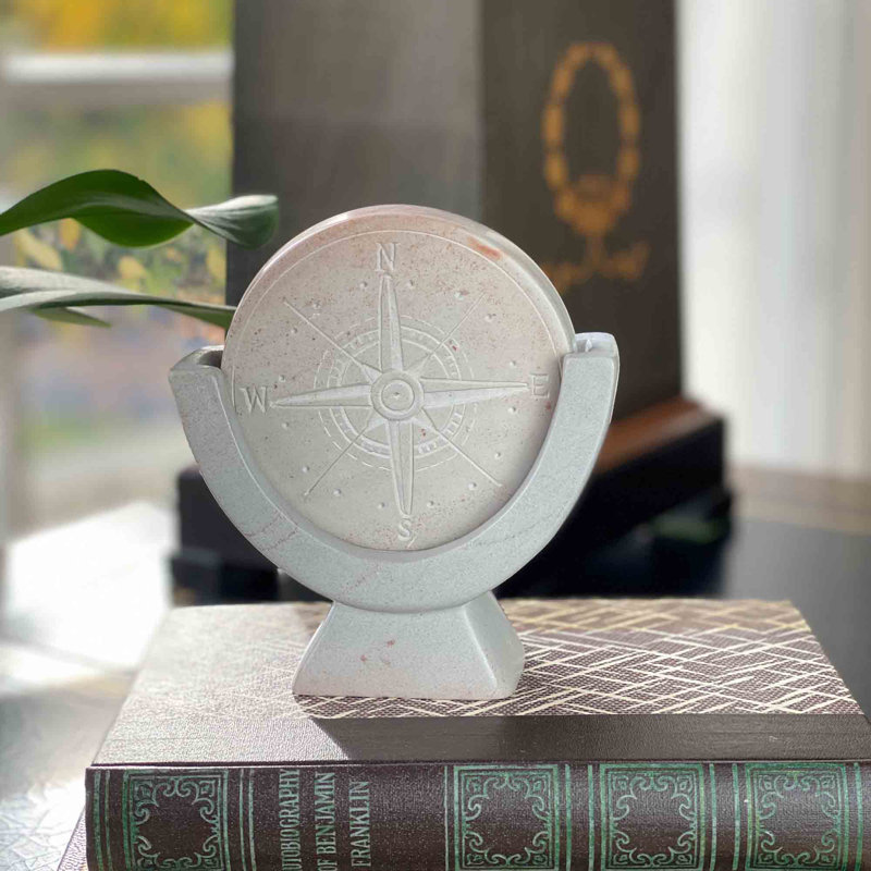 Sculpture Hasan Compass, Blanc