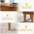 47" Computer Desk With 3 Drawers, Brown Office Desk With File Cabinet