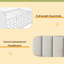 Structure de lit plateforme en métal avec lumière, lit en métal pour enfants avec tête de lit tapissier et rangement-1381791506-1381791507