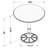 Leandra Round Metal Base Dining Table-1244897535