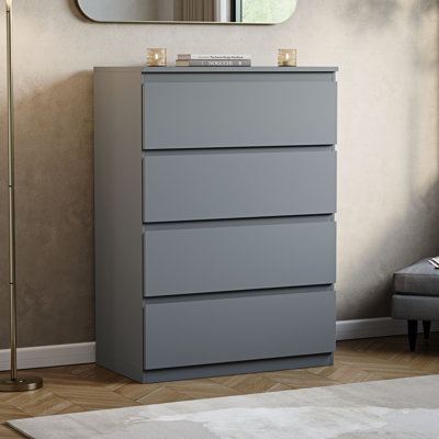 Cunha 4 Drawer Chest Modern Bedroom Furniture 