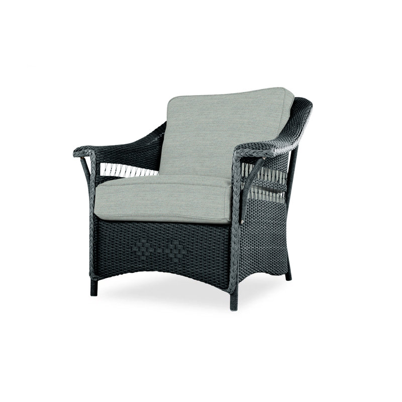 Nantucket Outdoor Lounge Chair, Demo Mist, White