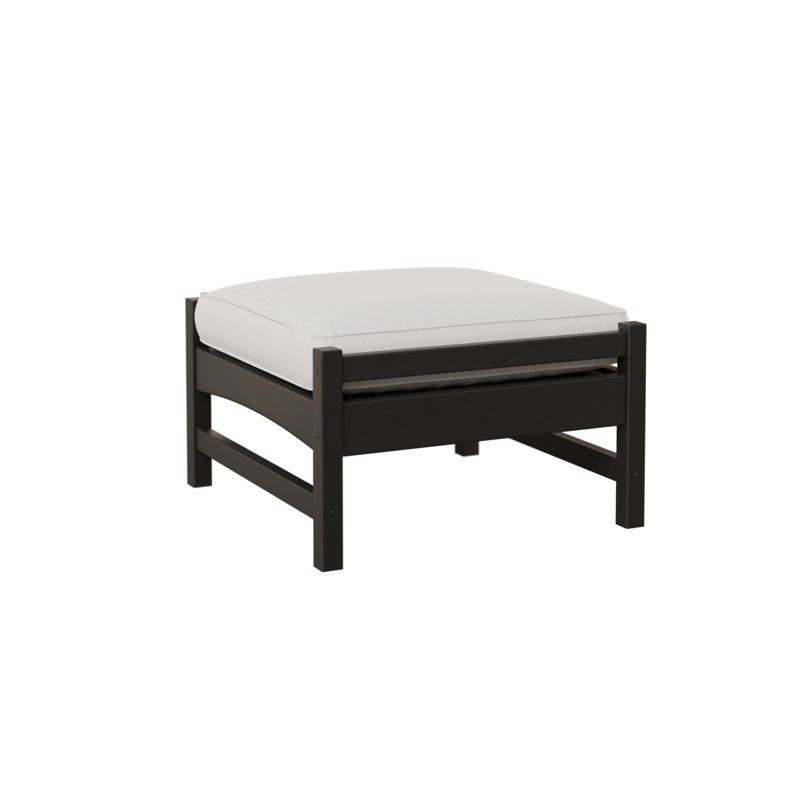 Repose-pieds Camden avec coussins, Gateway Mist, Black