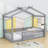 Vonie Wood Daybed with Roof and Slats-656567932-656634594