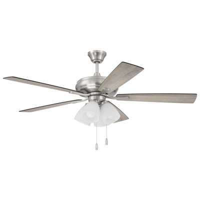 Eos Frost Light 52" Ceiling Fan with LED Lights
