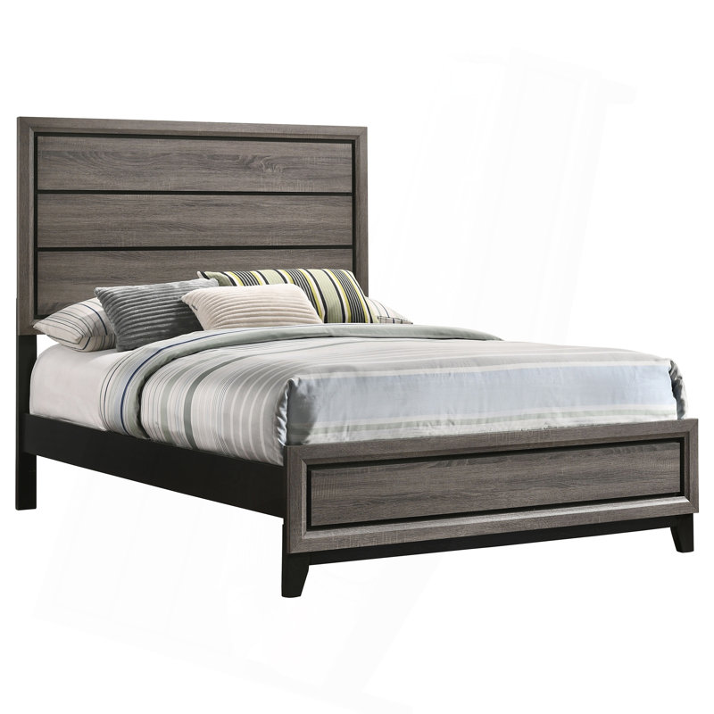 Cabrillo Grey Full Panel Bed