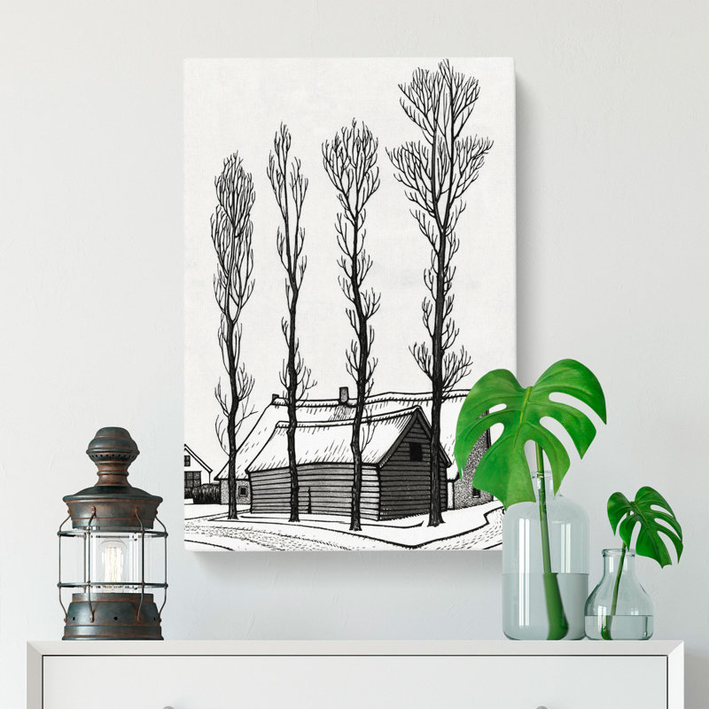 Winter by Julie De Graag - Wrapped Canvas, 50cm H x 35cm W x 3cm D