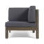 Ensemble de causeuse 2 pièces, gris foncé-781022876